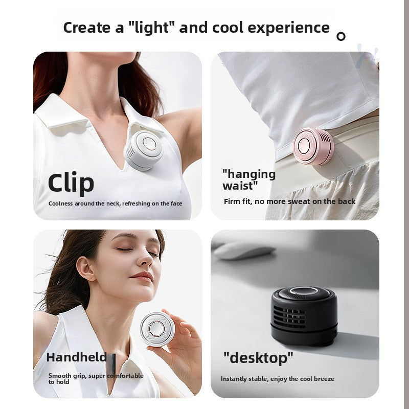 Portable USB Rechargeable Neck Fan