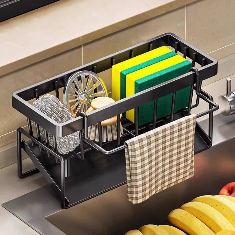 Kitchen Utensil Drain Storage Rack