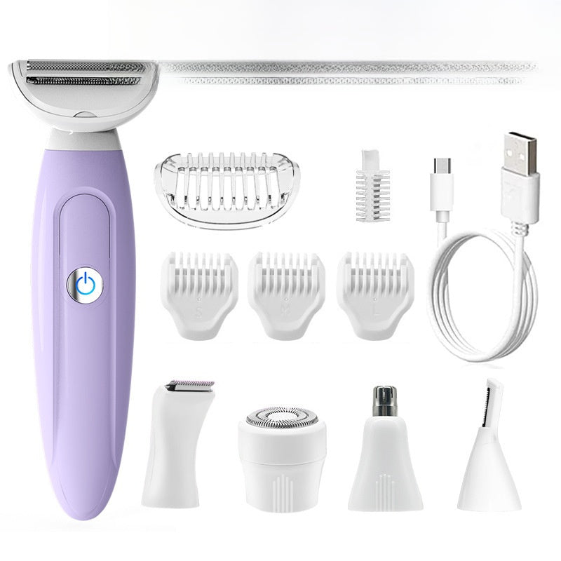 Multifunctional USB Rechargeable Hair Removal Shaver Set