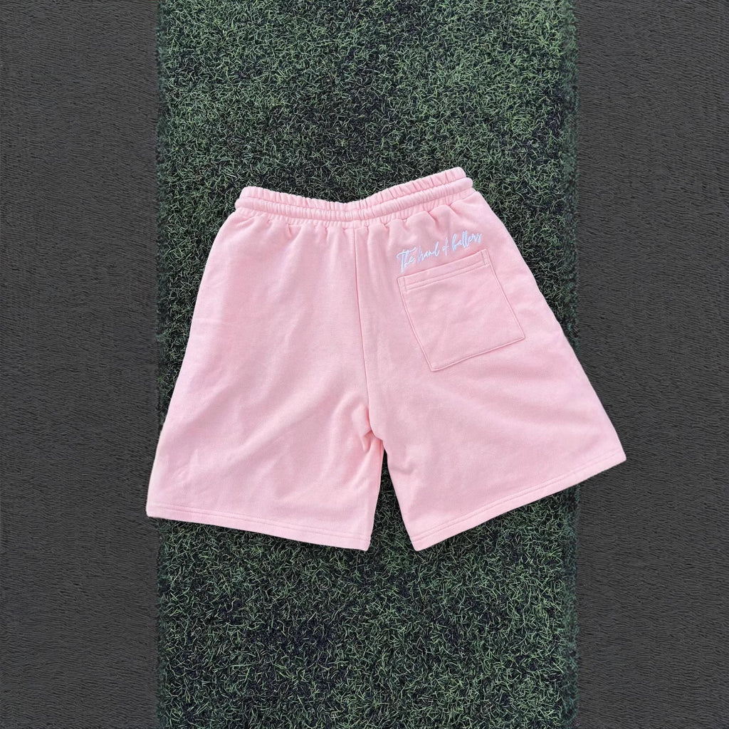 Embroidered Drawstring Shorts and T-Shirt Set
