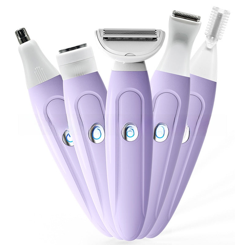 Multifunctional USB Rechargeable Hair Removal Shaver Set