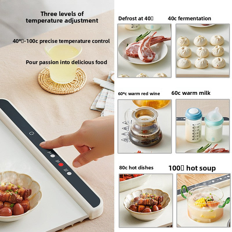 Foldable Electric Heating Food Warmer Plate