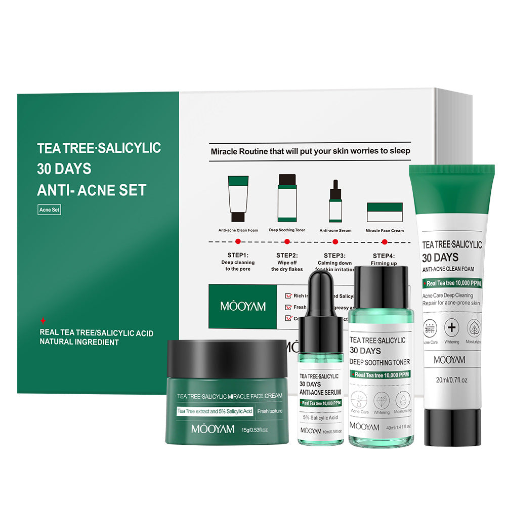 Tea Tree Salicylic Acid Facial Care Set